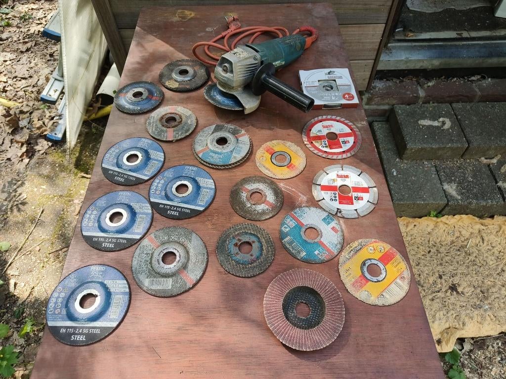 Haakse Slijpschijf, Ophalen, Gebruikt, Minder dan 700 watt, Haakse handslijpmachine
