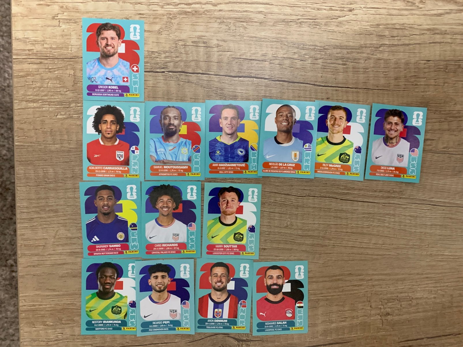 Panini FIFA World Cup kaarten te koop 30€, Ophalen, Nieuw
