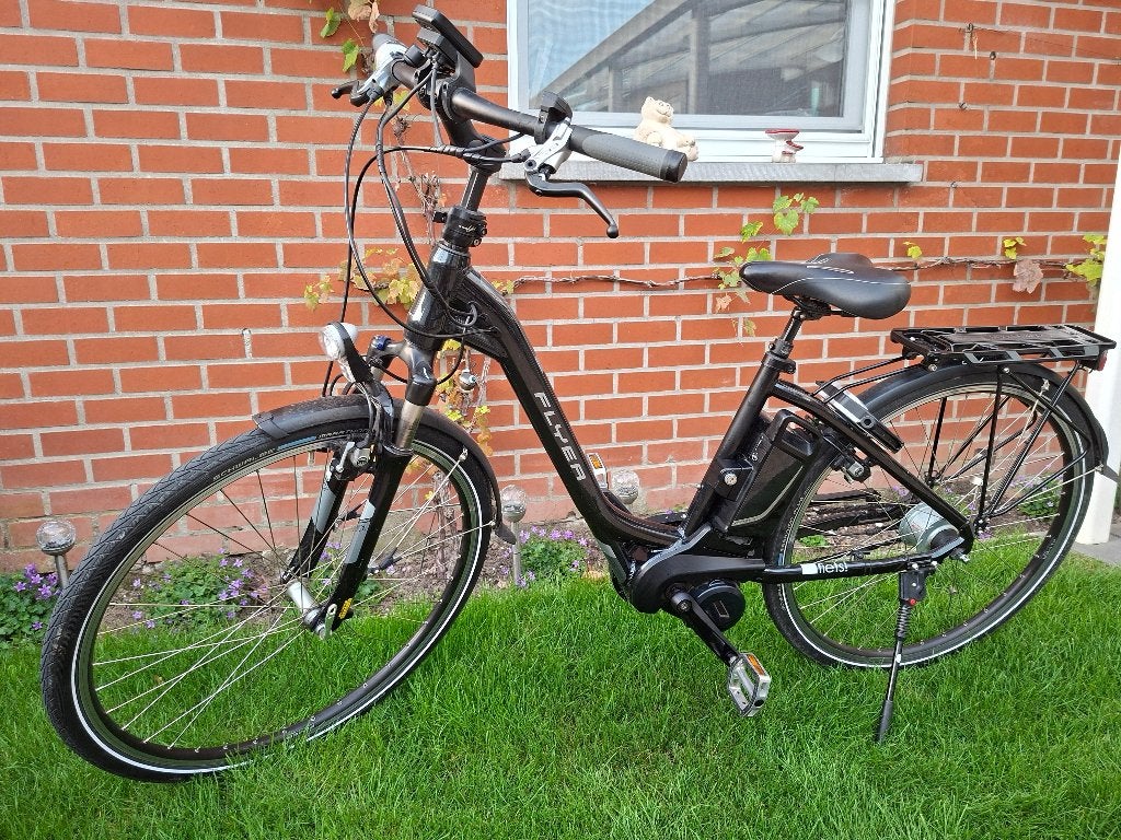 Elektrische fiets flyer, Velgrem, (Extra) lage instap, 47 tot 50 cm, Zo goed als nieuw