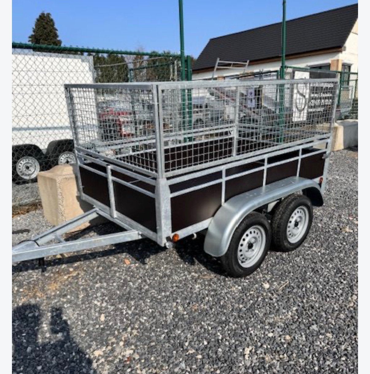 Recherché de toute urgence essieu double non freiné grillage, Enlèvement, Comme neuf
