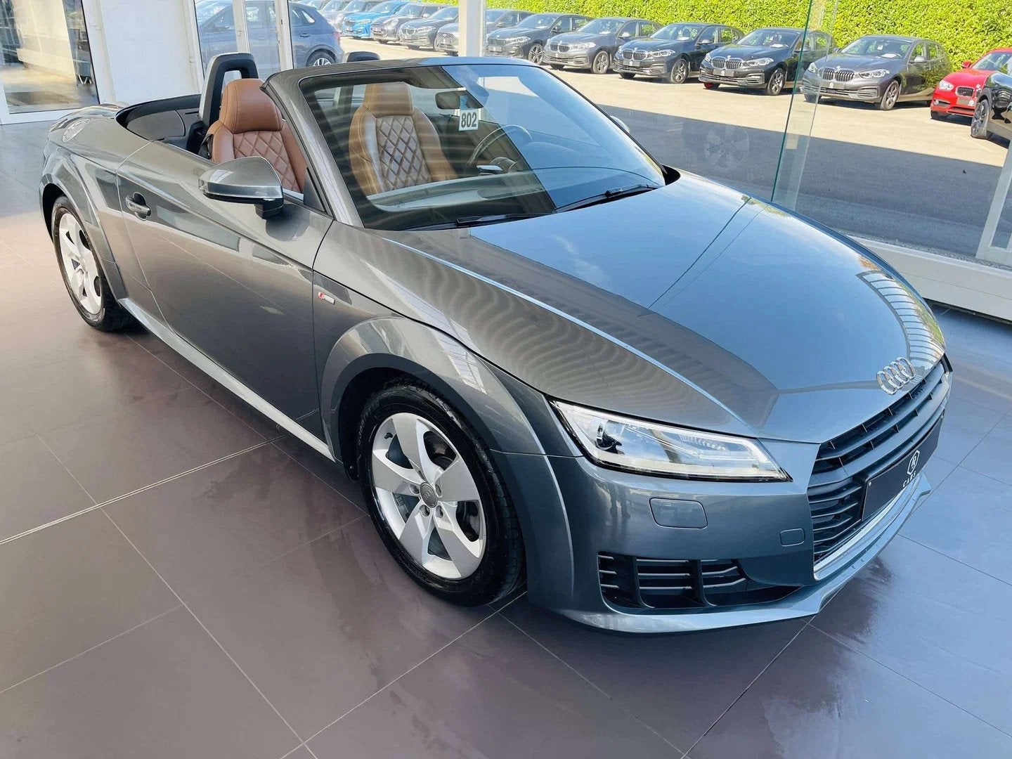 Audi TT 1.8 TFSI * GARANTIE + S-LINE + XENON + CUIR + GPS +, Autos, Cuir, Argent ou Gris, Euro 6, Entreprise