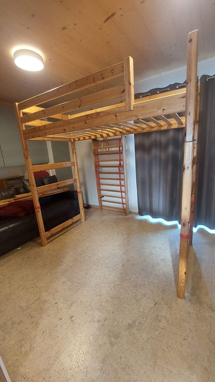 Lit Flexa en bois massif, Maison & Meubles, 200 cm de hauteur ou plus, 90 cm, Une personne, Enlèvement