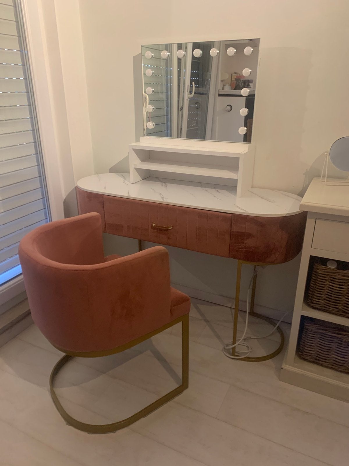 Make up tafel, Huis en Inrichting, Tafels | Kaptafels, Ophalen, Overige materialen, Gebruikt, 100 tot 150 cm