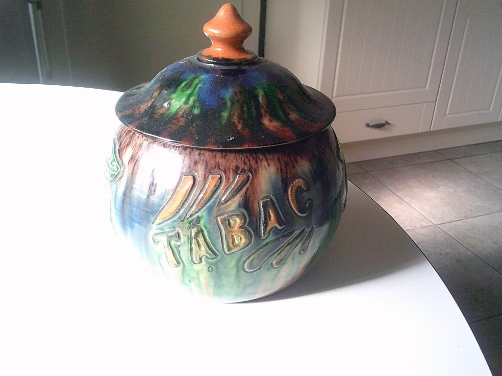 tabaks pot in vlaams aardewerk, Antiek en Kunst, Ophalen