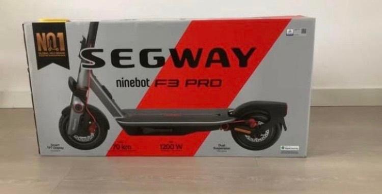 Segway F3 Pro E, Fietsen en Brommers, Steps, Ophalen, Zo goed als nieuw, Elektrische step (E-scooter), Segway ninebot