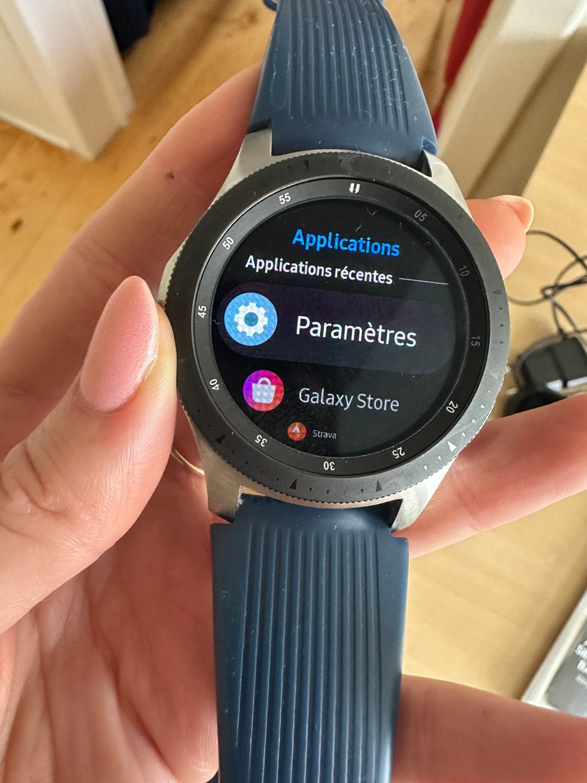 Montre connectée: Samsung Galaxy Watch 46 mm (SM-R800), Enlèvement ou Envoi, État, Comme neuf, Android