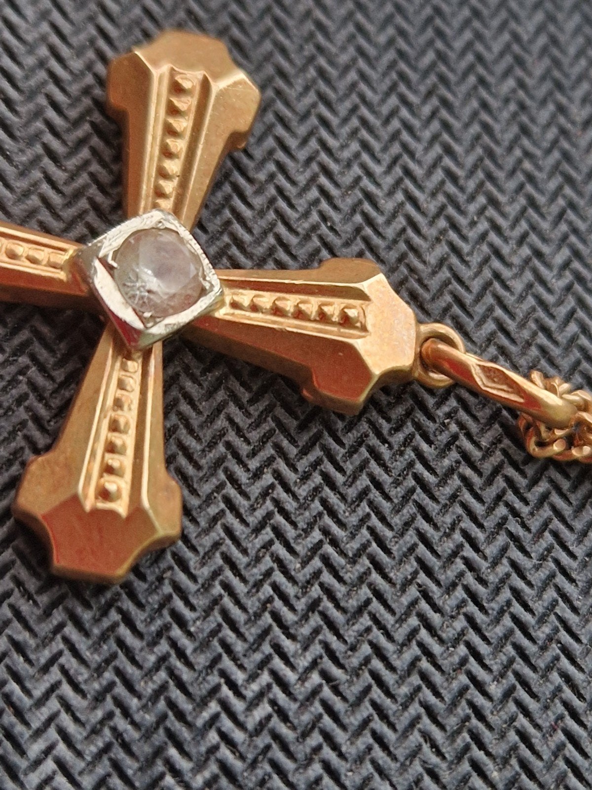 Croix en or 18 carats, Enlèvement ou Envoi, Or