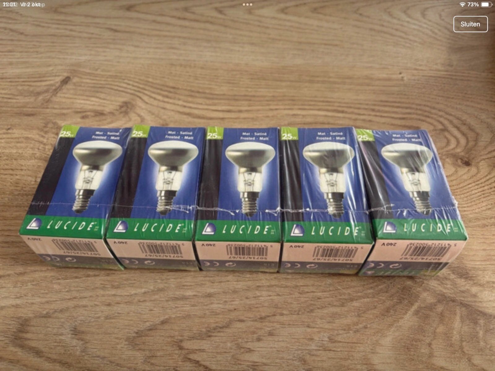 5 reflectorlampen ( nieuw), Enlèvement ou Envoi, Neuf