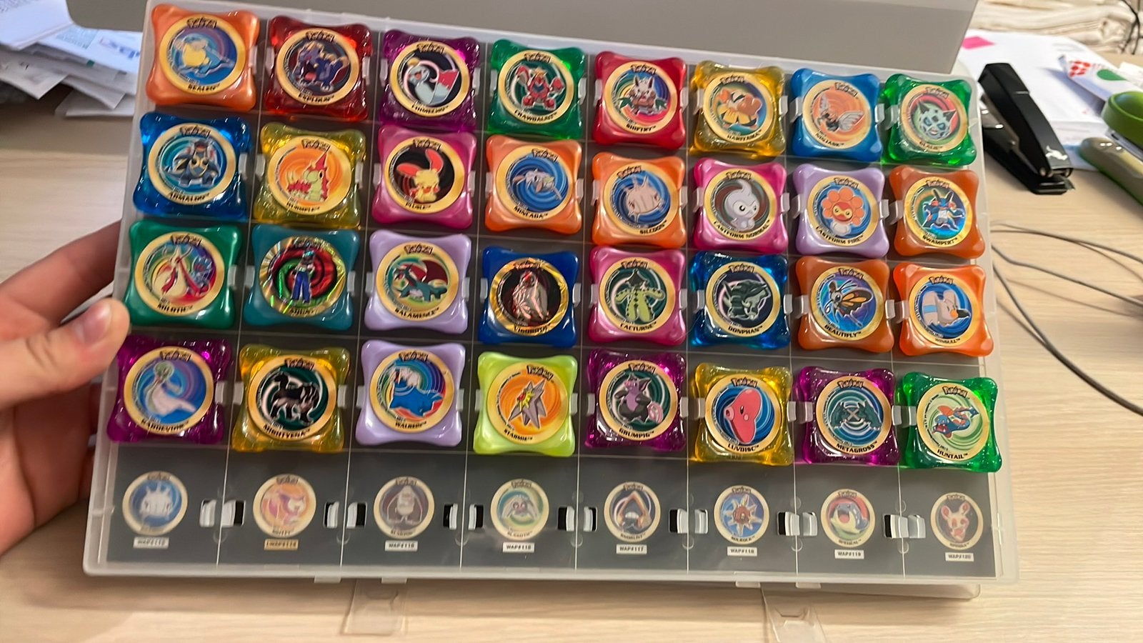 48 Pokémon WAPS (2003) te koop - Zeldzame & Niet zeldzame, Hobby en Vrije tijd, Ophalen of Verzenden, Zo goed als nieuw
