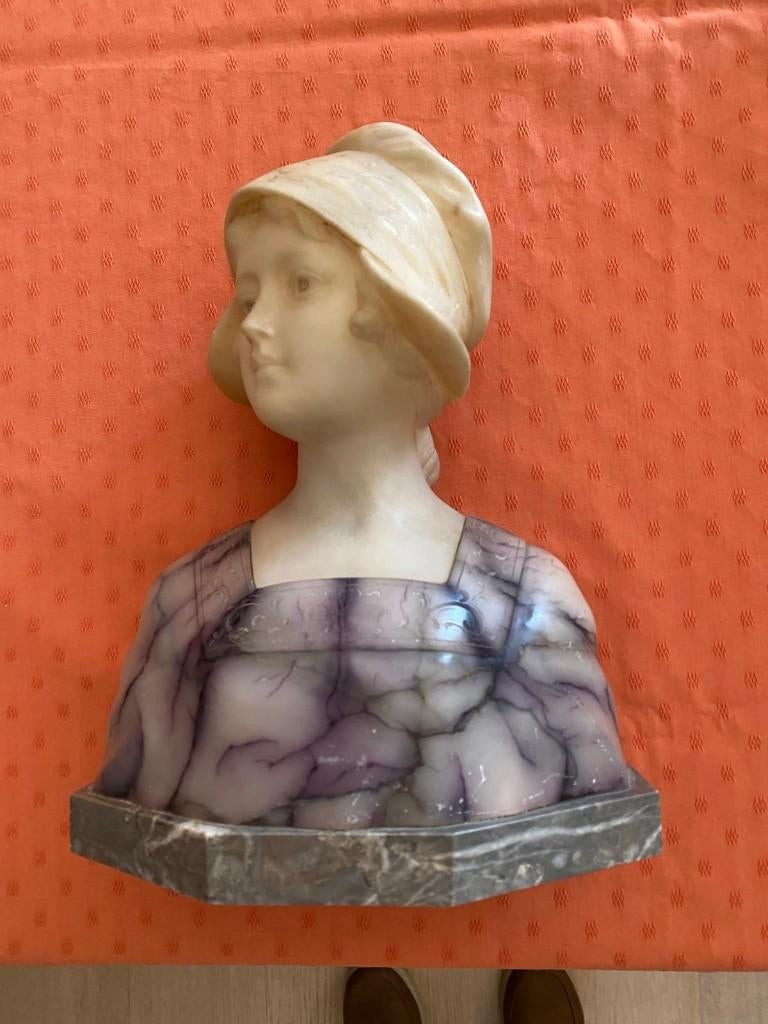 Carli buste, Antiek en Kunst, Kunst | Beelden en Houtsnijwerken, Ophalen, Art deco, Buste, 20 - 50 cm