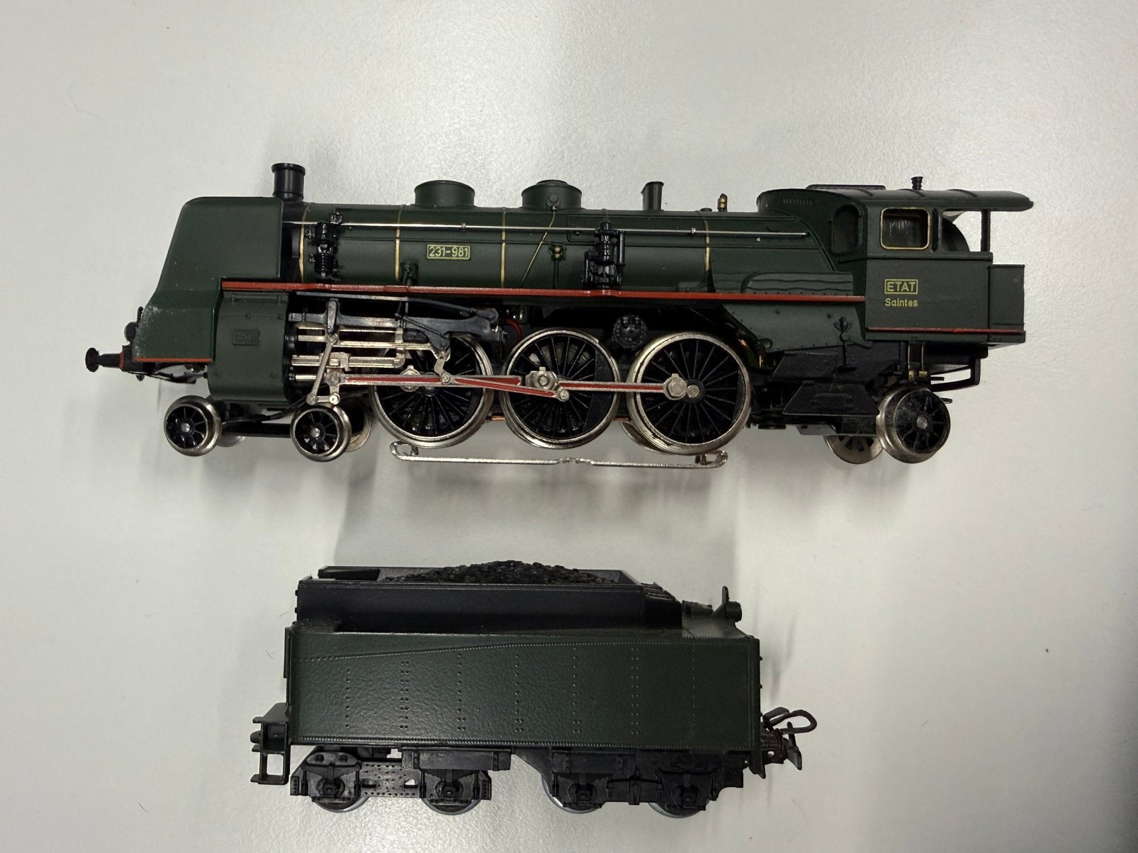 Märklin 3083 ETAT 231-981 Saintes – H0 – 3-rail AC, Ophalen of Verzenden, Zo goed als nieuw, Wisselstroom, Märklin