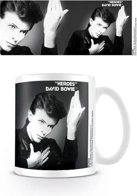 David Bowie - Heroes - Mok officiële merchandise, Verzamelen, Ophalen of Verzenden, Nieuw
