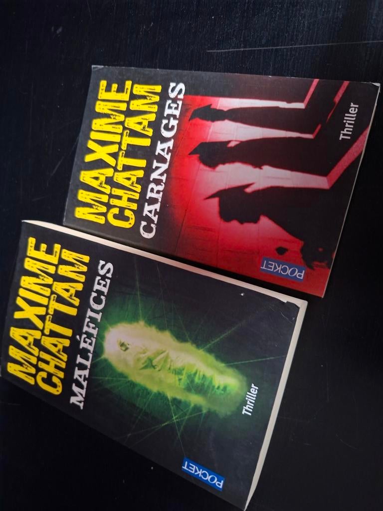 Lot Maxime Chattam, Livres, Enlèvement ou Envoi