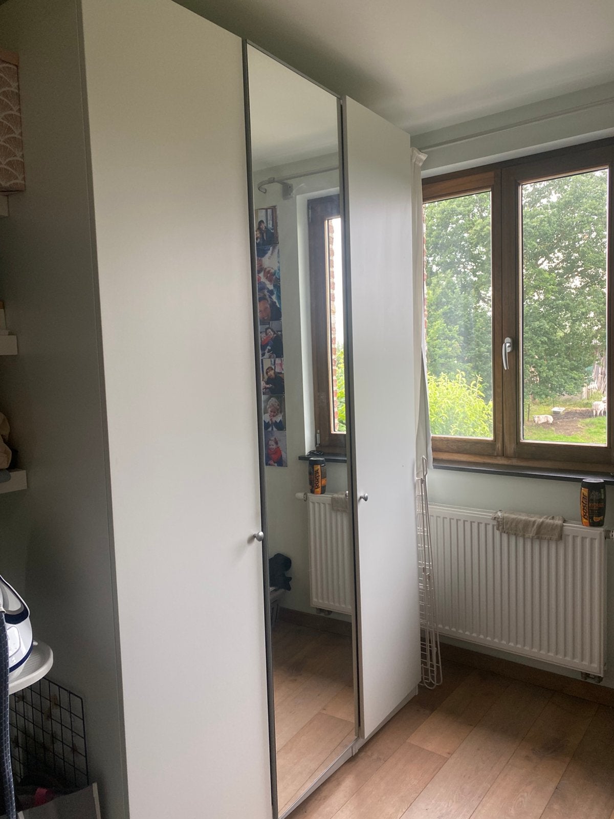 Witte kledingkast, Huis en Inrichting, Ophalen, Zo goed als nieuw