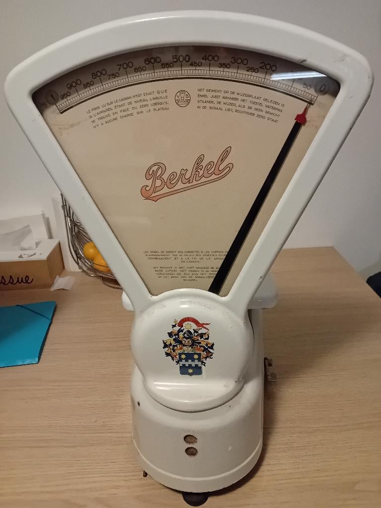 Berkel weegschaal, Moins de 10 kg, Analogique, 500 grammes ou plus gros, Enlèvement ou Envoi