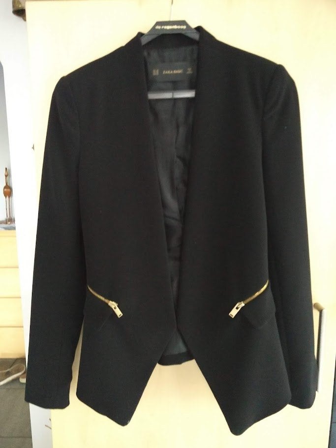 Vest ZARA Basic.  maat XL. NIEUW., Maat 38/40 (M), ZARA., Zwart, Nieuw