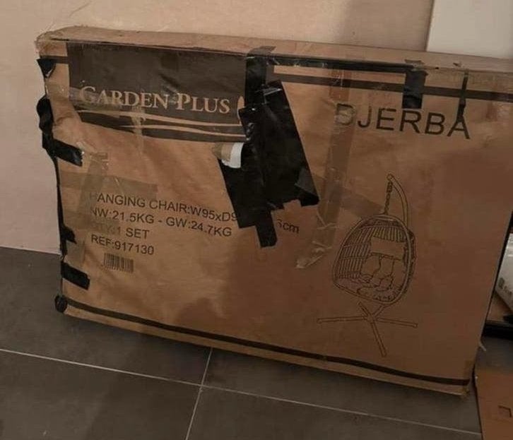 Hangstoel djerba hubo, Tuin en Terras, Ophalen, Nieuw, Met standaard, Eenpersoons