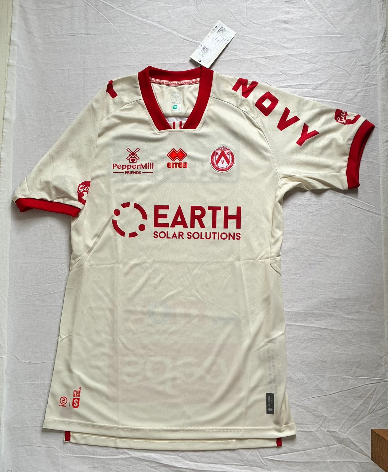 Fanshop shirt kv Kortrijk away shirt 25/26 maat L, Maat L, Ophalen of Verzenden, Zo goed als nieuw, Shirt