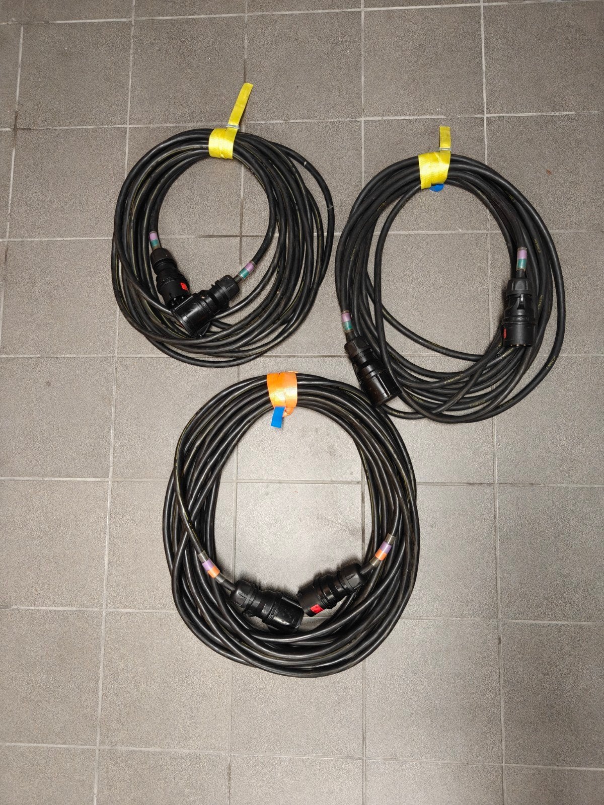 CEE 32A krachtstroomkabel 5G4 HO7RN, Ophalen, Gebruikt, Overige merken, Kabel of Snoer
