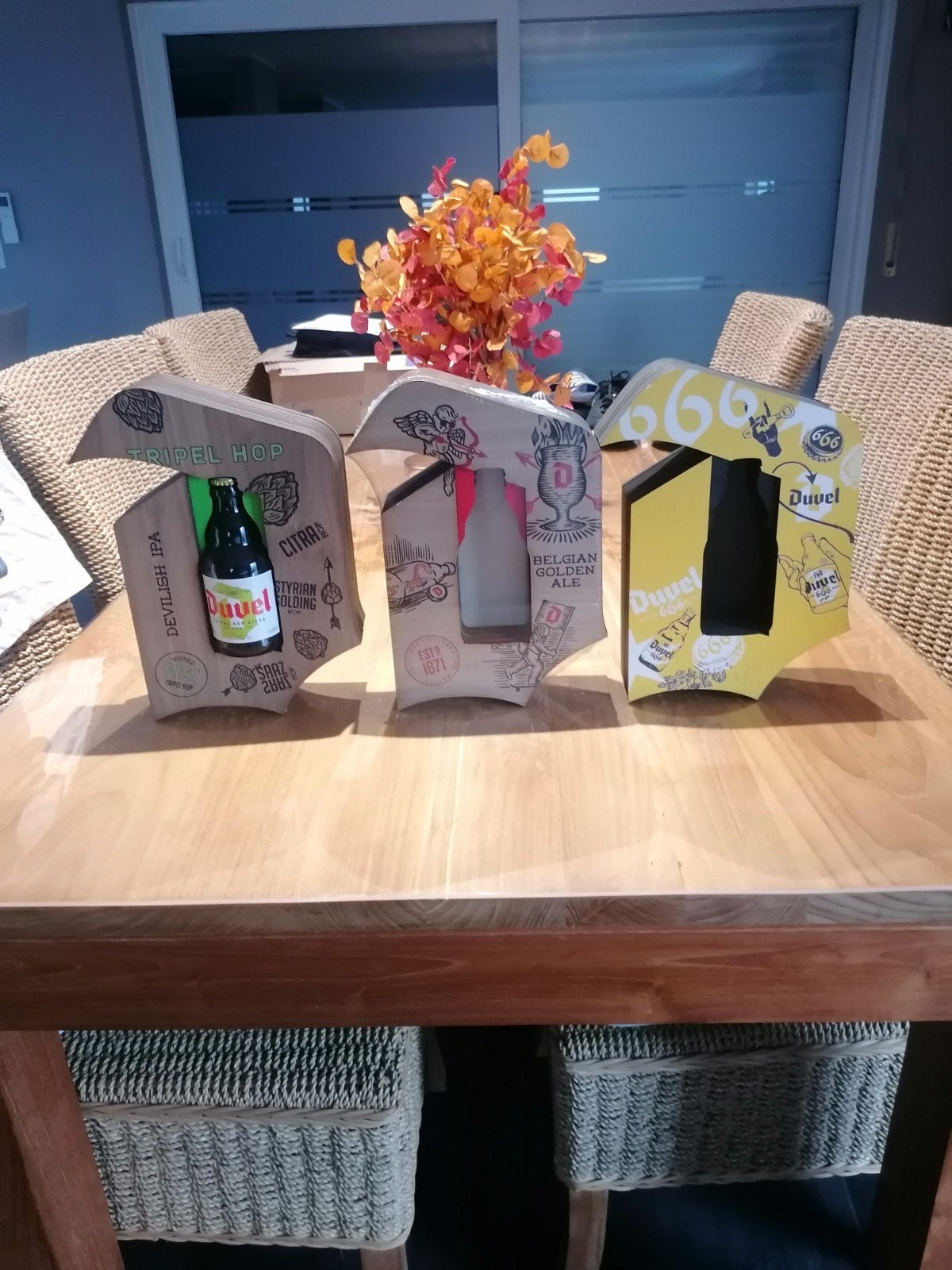 Duvel glorifiers te koop, Huis en Inrichting, Ophalen, Zo goed als nieuw