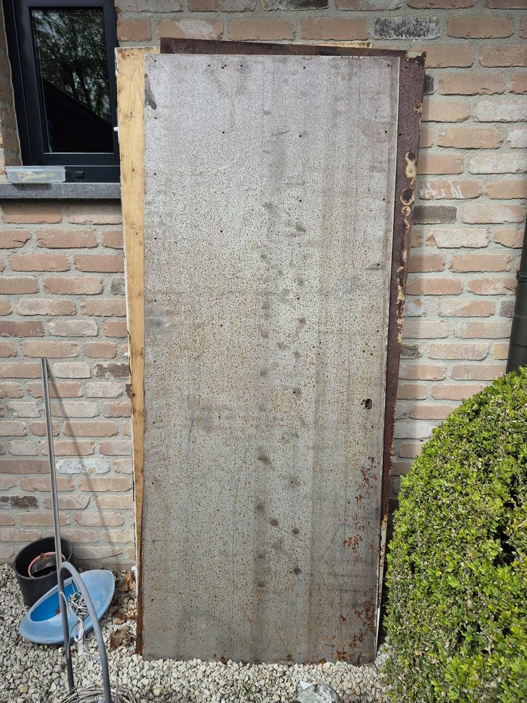 Stalen platen, Tuin en Terras, Ophalen, Gebruikt, IJzer, 2 meter of meer