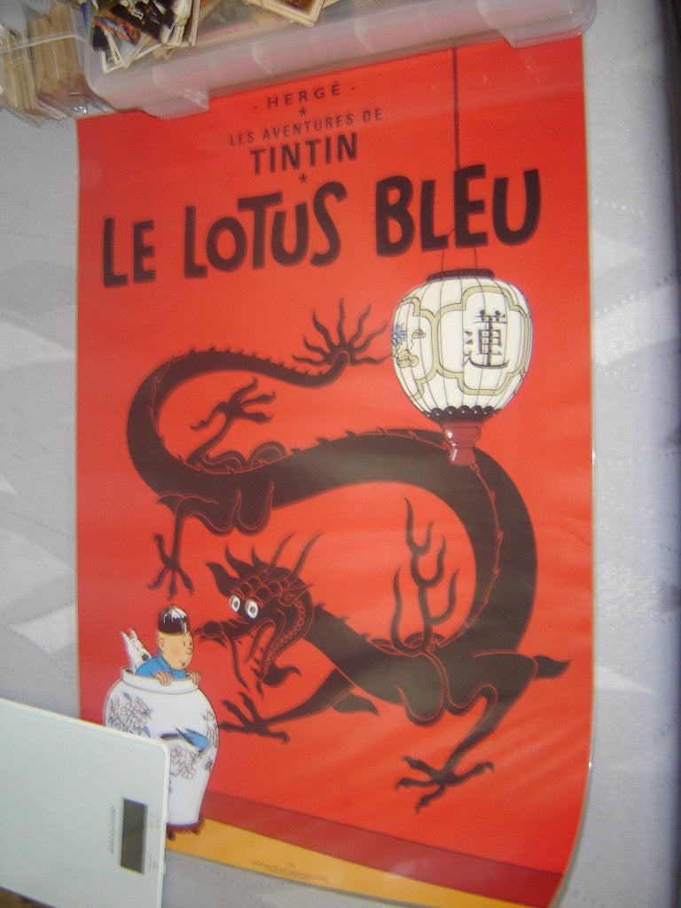 6 affiches Tintin Tintin, Collections, Envoi, Tintin, Comme neuf, Image, Affiche ou Autocollant