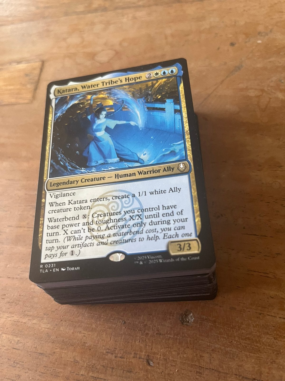 Magic the gathering deck katara avatar the last airbender, Hobby en Vrije tijd, Verzamelkaartspellen | Magic the Gathering, Verzenden