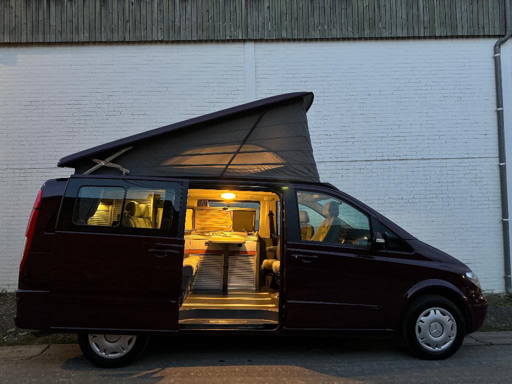 Mercedes 2.2 Marco Polo 5 PL‼️ Airco Webasto GARANTIE 12 M., Caravanes & Camping, Camping-cars, Jusqu'à 5, Réfrigérateur, Boîte manuelle