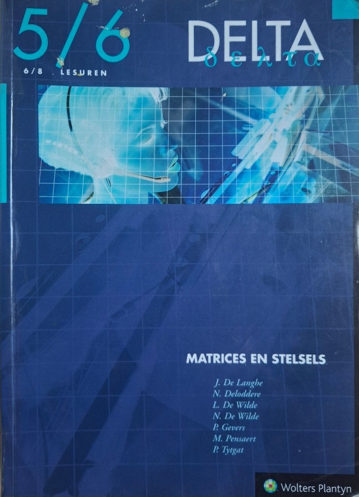 Delta - matrices en stelsels, Boeken, Gelezen, ASO, Wiskunde A, Plantyn