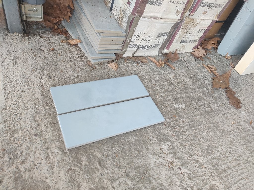 Alfalux Vibes Talc Shiny tegels - +- 4,5m2, Doe-het-zelf en Bouw, Tegels, Ophalen, Nieuw, Minder dan 20 cm, 20 tot 40 cm