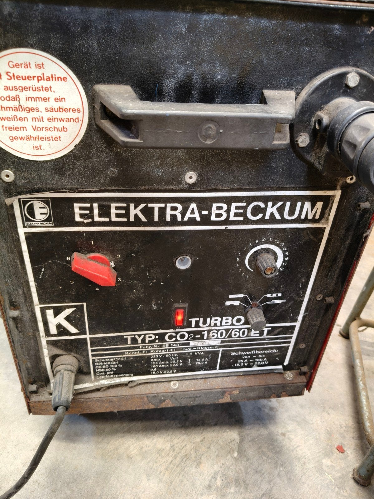 Machine à souder, Enlèvement