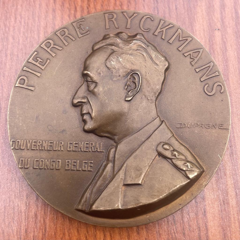 Medaille Pierre Ryckmans, Congo Belge., Ophalen of Verzenden