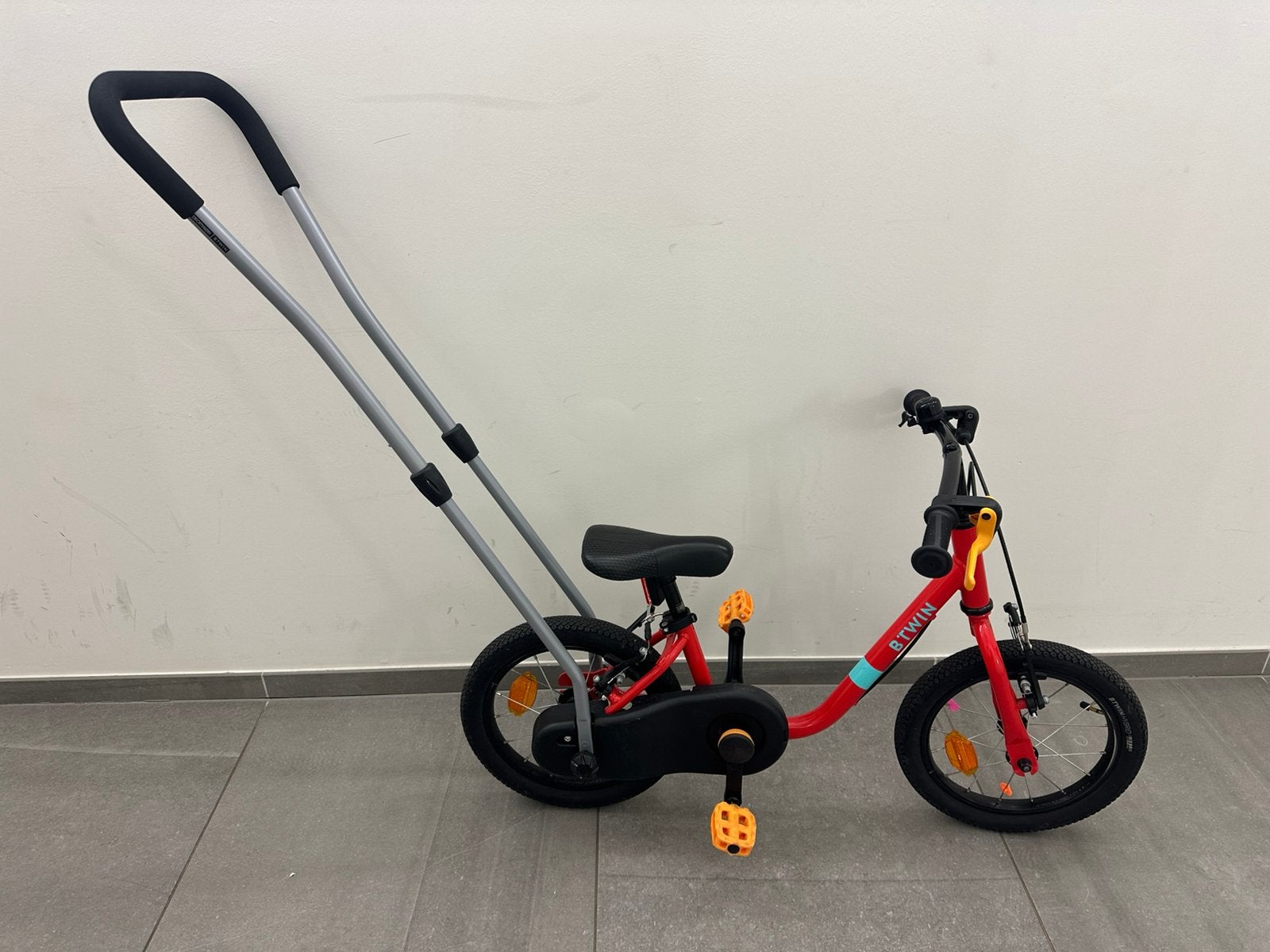 Kinderfiets met evenwichtsondersteuner, Fietsen en Brommers, Ophalen, Gebruikt