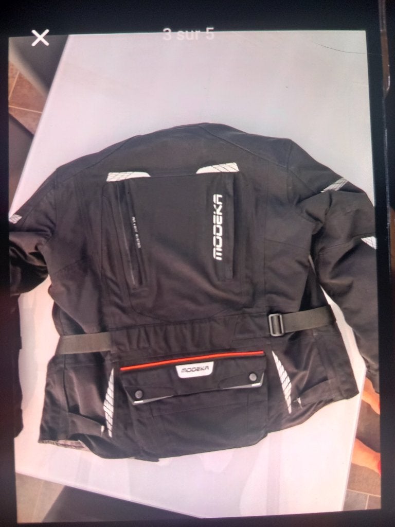 Veste Moto homme Modeka noir  xl, Motos, Enlèvement