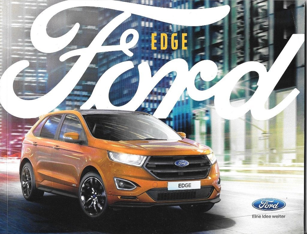 FORD EDGE,  2017, Livres, Autos | Brochures & Magazines, Enlèvement ou Envoi, Comme neuf, Ford