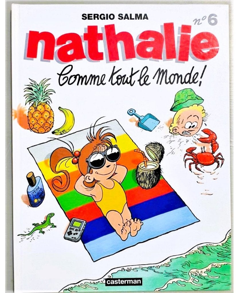 Nathalie 👧🏻 4 livres + 40 autocollants ~ Sergio Salma, Livres, Neuf, Série complète ou Série, Sergio Salma, Enlèvement ou Envoi