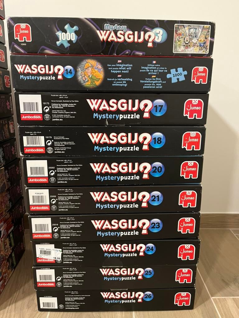 Lot wasgij was gij puzzels te koop, Ophalen, Zo goed als nieuw