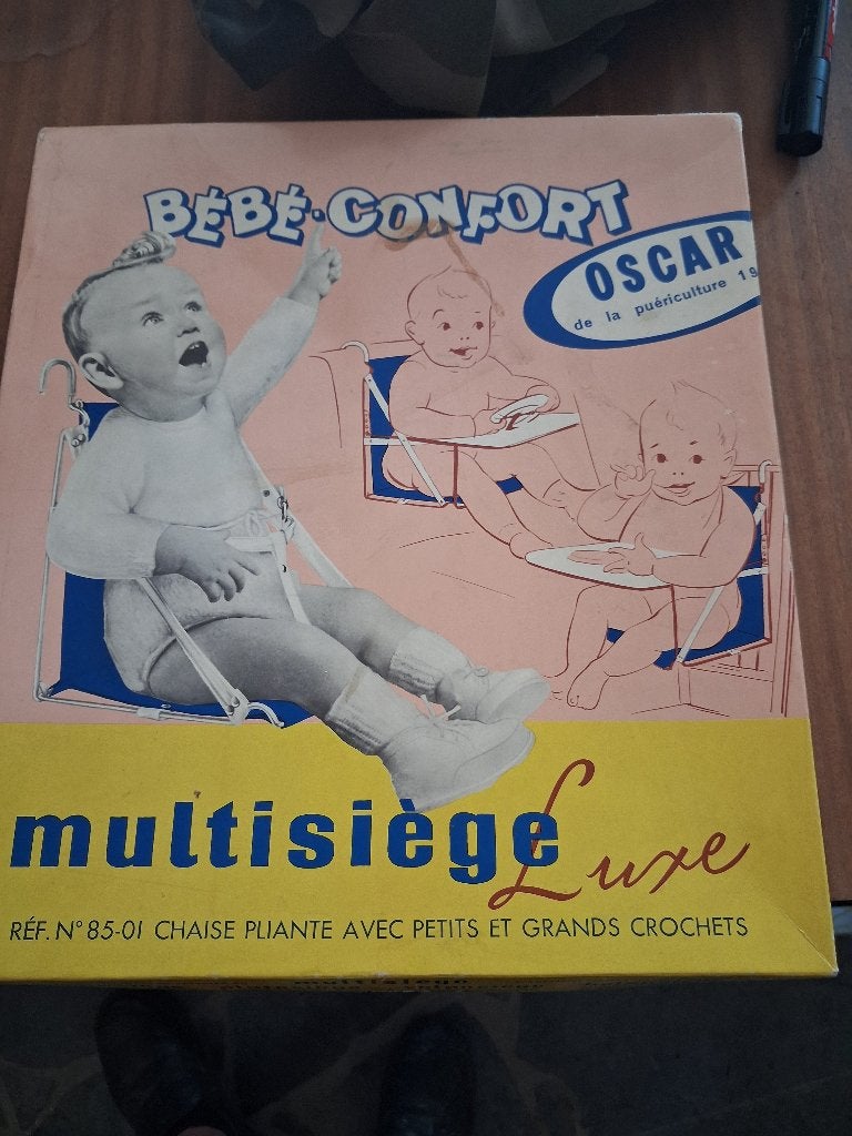 Vintage babystoel, Kinderen en Baby's, Kinderstoelen, Ophalen, Gebruikt, Hangstoel
