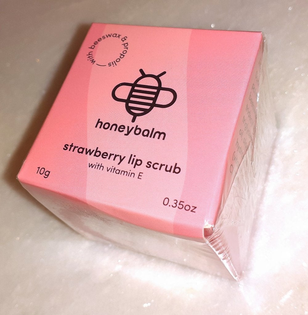 Lippenbalsem lipscrub Honeybalm Aardbei, Ophalen of Verzenden, Nieuw, Lippen