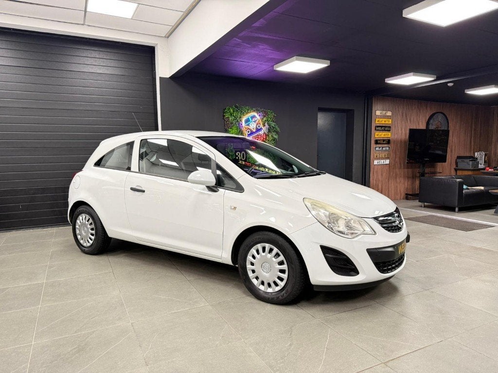 OPEL CORSA 2011 1.2 BENZINE 130.000KM, Auto's, Opel, Euro 5, Wit, Bedrijf, Grijs