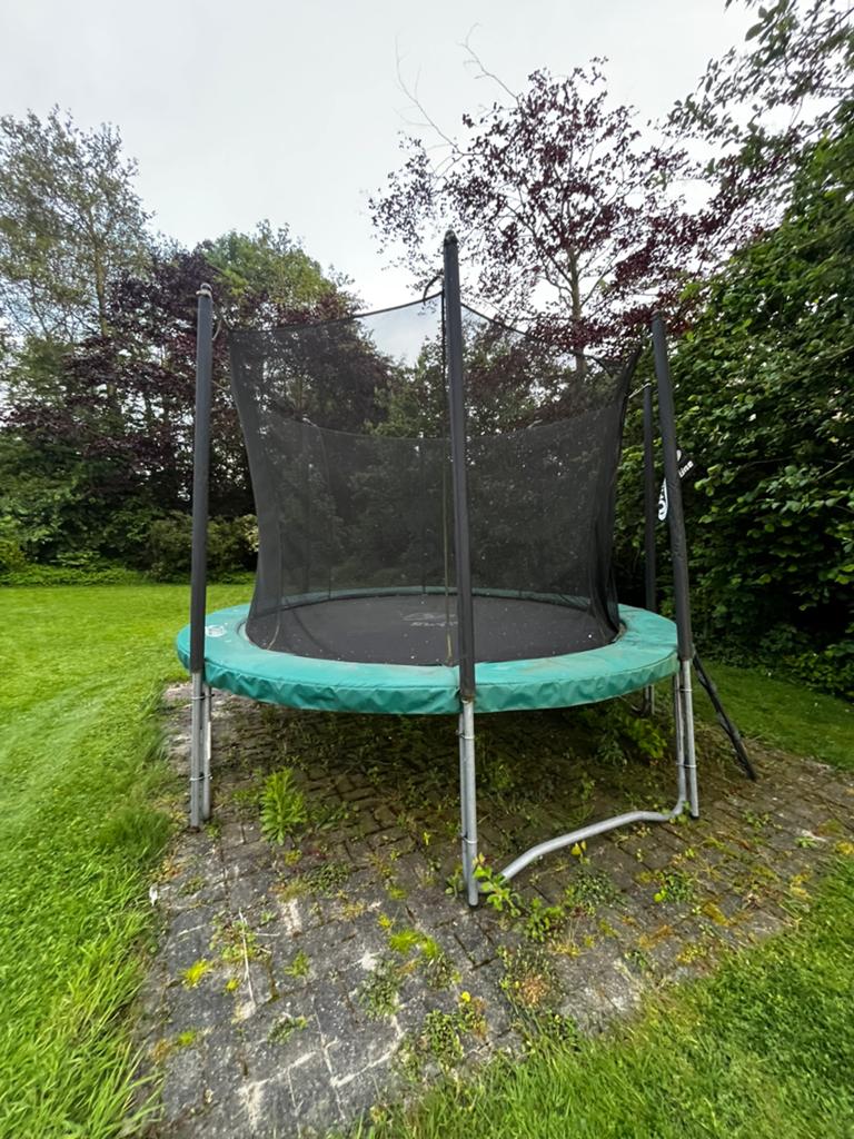 Trampoline skyline, Kinderen en Baby's, Speelgoed | Buiten | Trampolines, Ophalen, Gebruikt
