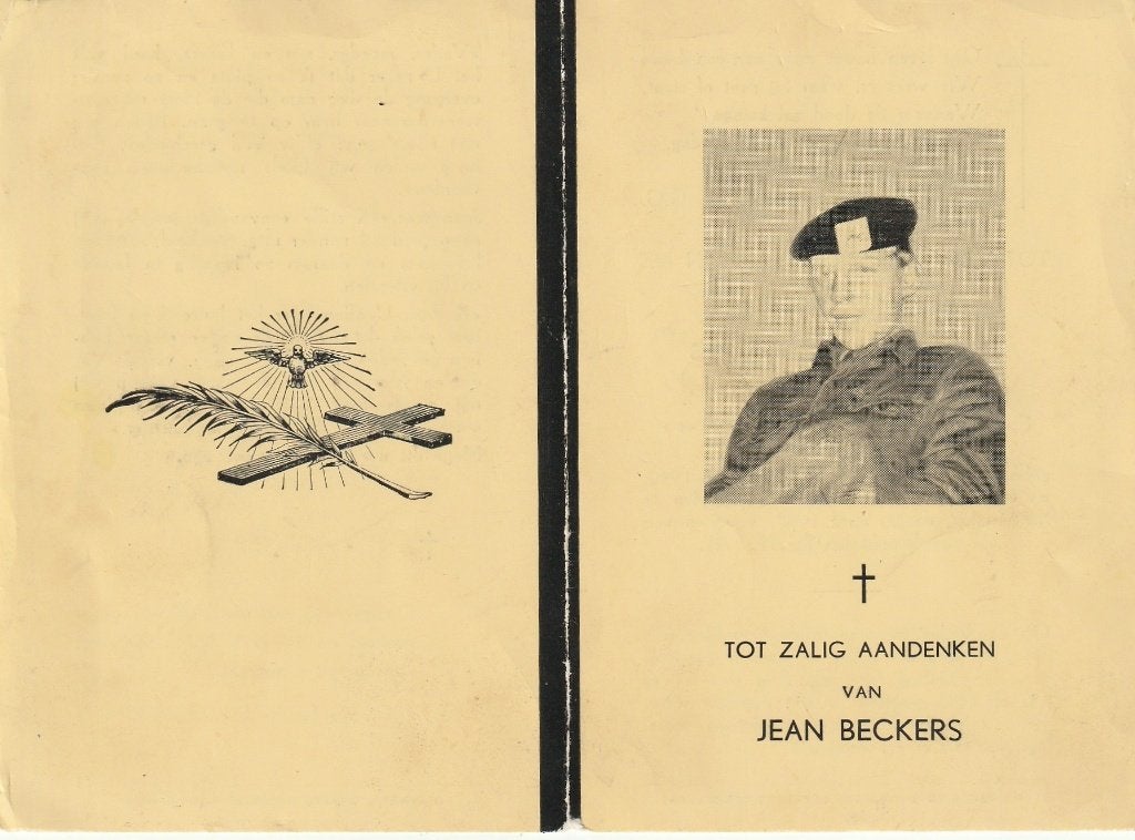 Smartelijk ongeval Jean beckers Boorsem - Waterschei  1967, Ophalen of Verzenden