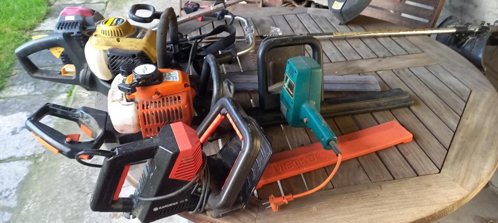 Allerhande tuinmachines, Enlèvement