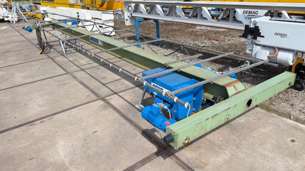 Abus bovenloopkraan 8.775 mm / 2 ton / 6 m hijshoogte / 1986, Doe-het-zelf en Bouw, Ophalen, Gebruikt, Elektrisch