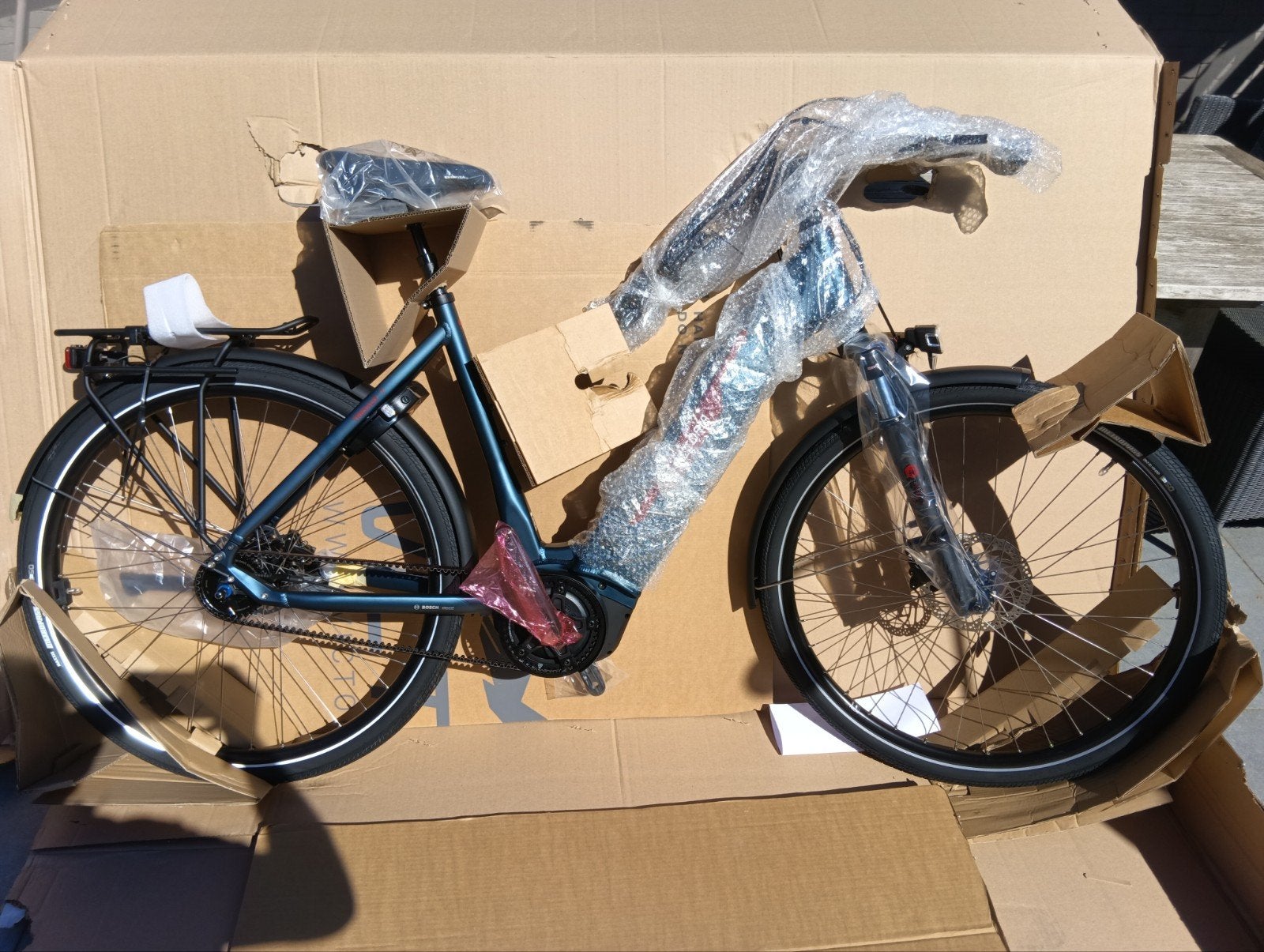 Victoria tresalo 7 Bosch performance cx smart riem nexus, 55 tot 59 cm, Ophalen, Nieuw, 50 km per accu of meer