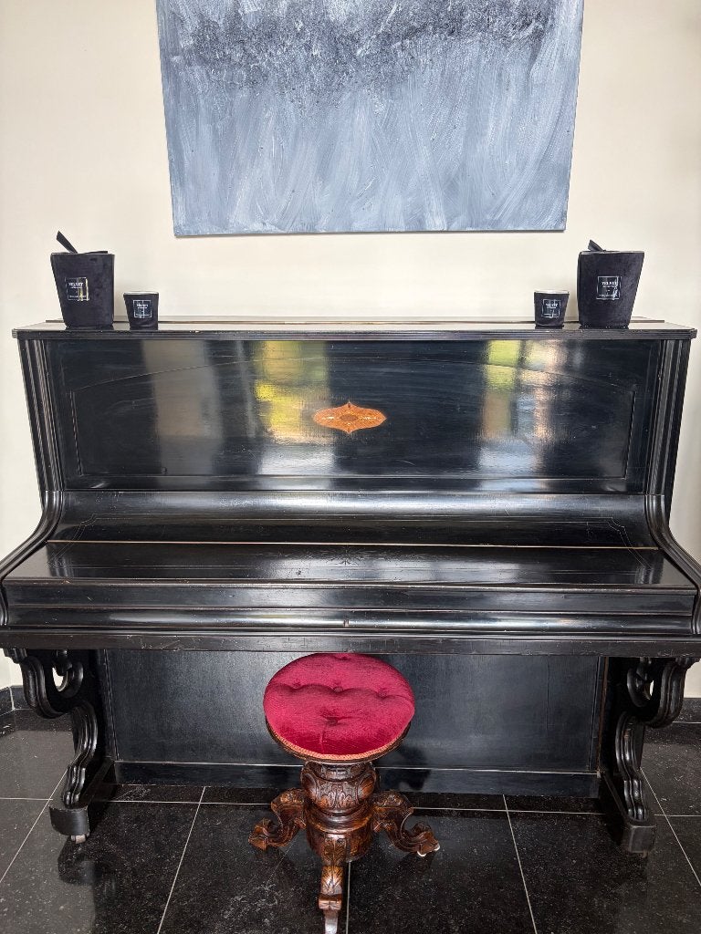 Buffetpiano in goede staat, Muziek en Instrumenten, Ophalen, Gebruikt, Zwart, Piano