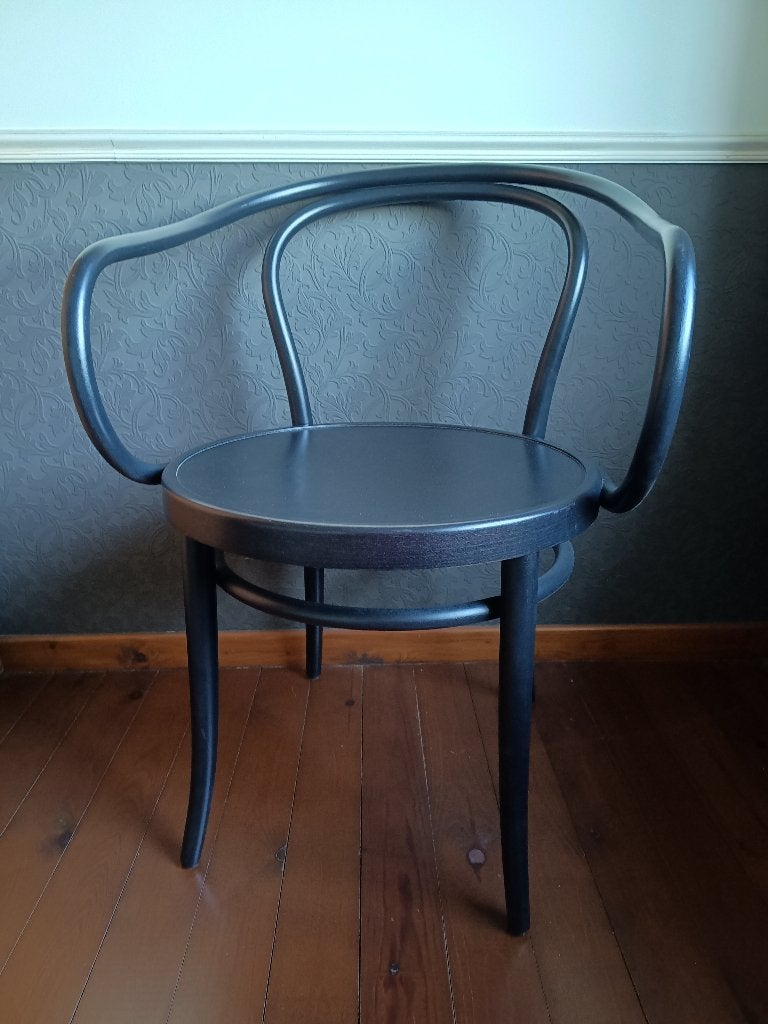 Set van 4 TON stoelen Armchair 30 (Thonet model), Huis en Inrichting, Ophalen, Zwart, Thonet, Zo goed als nieuw
