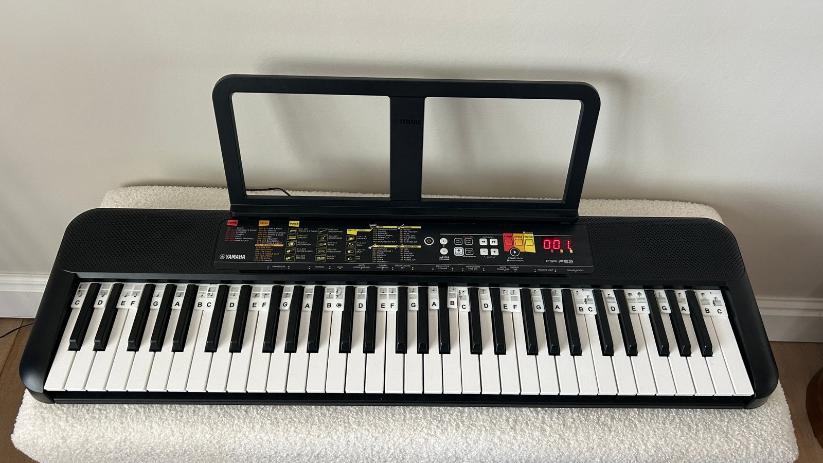 Yamaha psr f52 keyboard, Ophalen, Zo goed als nieuw, Yamaha