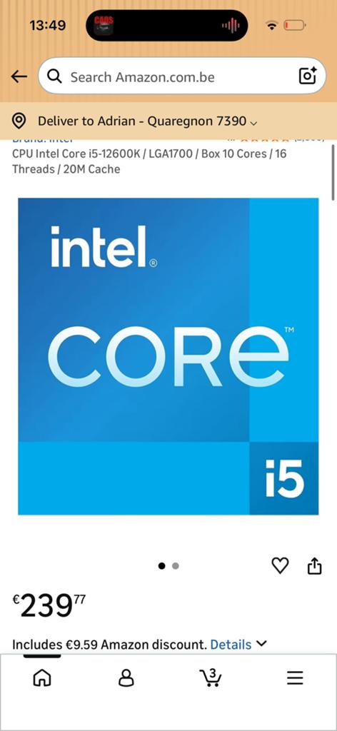 pièces pour PC, Enlèvement, Neuf, 10-core, 3 à 4 Ghz