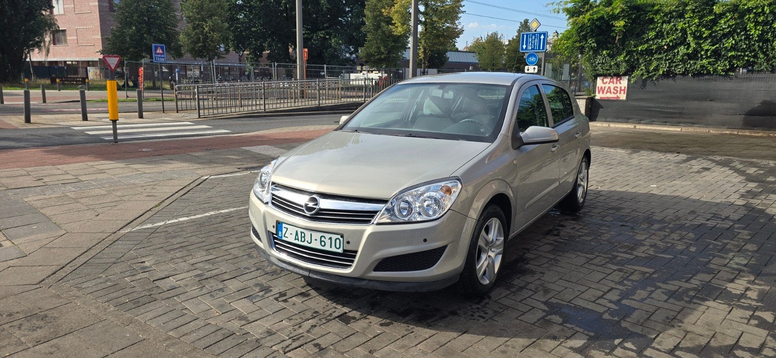 opel astra h benzine 1.4 km68.000 met airco met keuring, Auto's, Bedrijf, Handgeschakeld, Astra, Te koop